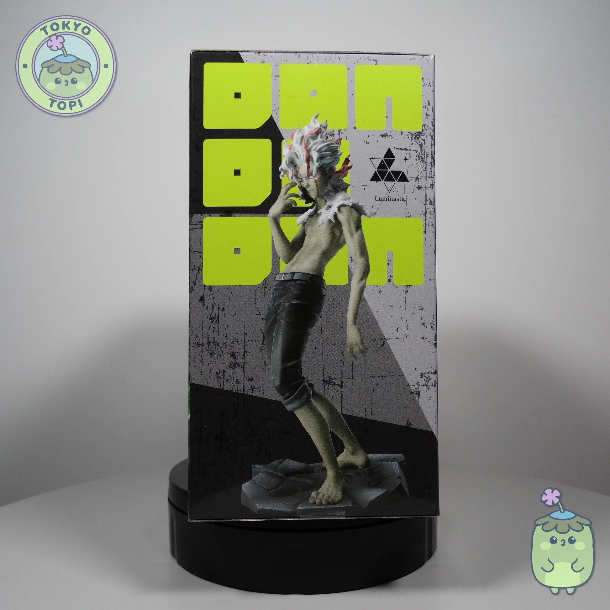 Product packaging for 'Okurun Transformed' figure with branding and design elements. From Sega Vol 2 Version 1.5