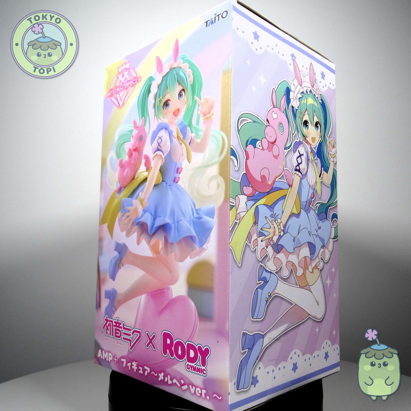 This exclusive Hatsune Miku collectible from Taito captures the beloved Vocaloid character in the Fairy x Rody Tale aesthetic. Standing approximately 17cm tall, the figure showcases meticulous craftsmanship and vibrant detailing that appeals to serious collectors and fans alike. The limited edition status makes this a valuable addition to any Miku collection, combining artistic design with exceptional build quality that justifies its place as a premium display piece.