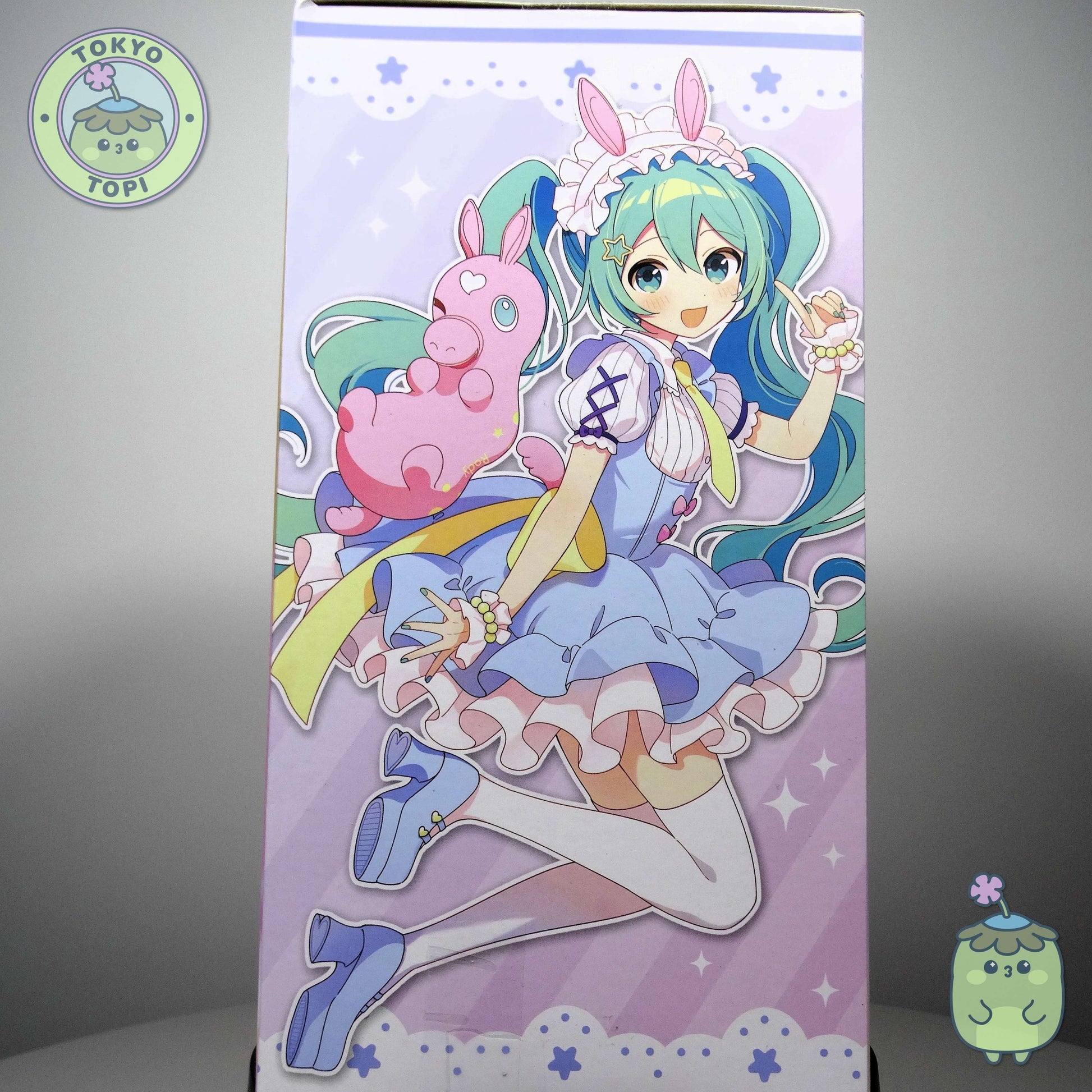 This exclusive Hatsune Miku collectible from Taito captures the beloved Vocaloid character in the Fairy x Rody Tale aesthetic. Standing approximately 17cm tall, the figure showcases meticulous craftsmanship and vibrant detailing that appeals to serious collectors and fans alike. The limited edition status makes this a valuable addition to any Miku collection, combining artistic design with exceptional build quality that justifies its place as a premium display piece.