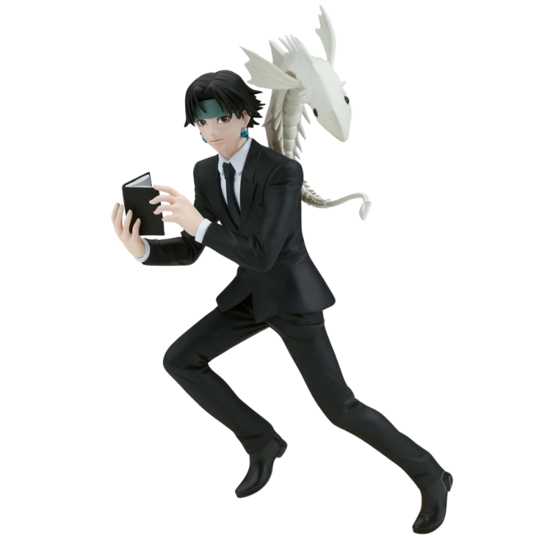 This Banpresto collectible captures Chrollo Lucilfer in exceptional detail, standing approximately 17cm tall. Crafted with meticulous attention to quality, it's an essential addition for dedicated Hunter x Hunter enthusiasts and serious figure collectors seeking authentic character representation.